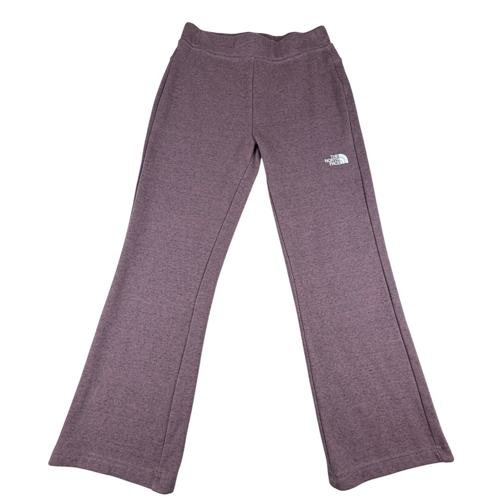 The North‎ Face Girls Cozy Dream Fleece Wide Leg Pants Purple Sweatpants Size 12